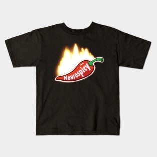 Neurospicy: Level- Fire Kids T-Shirt